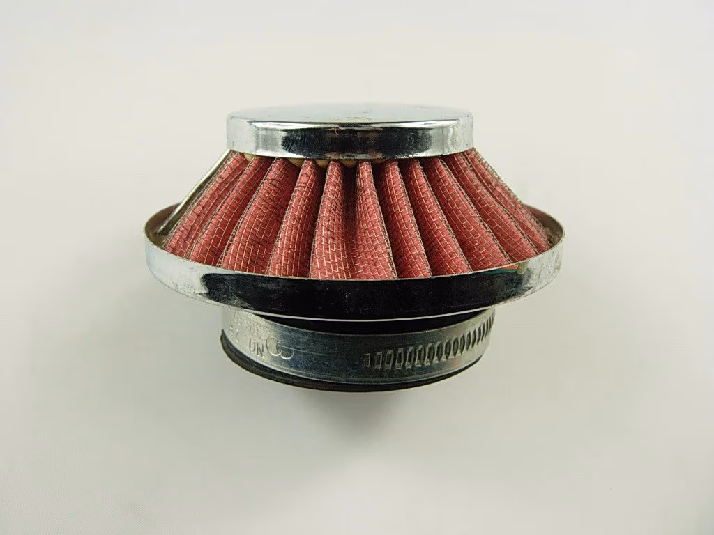 44mm Air Filter with chrome top and clamp