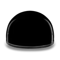 D.O.T. DAYTONA SKULL CAP W/O VISOR - Hi-Gloss Black motorcycle helmet
