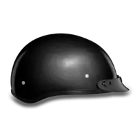 D.O.T. DAYTONA SKULL CAP - GUN METAL GREY METALLIC
